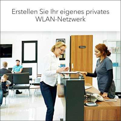 NETGEAR Wireless Access Point (WAX210) – WiFi 6-Dualband mit AX1800-Geschwindigkeit 1 x 1G-PoE-Netzwerkanschluss Bis zu 128 Geräte 802.11ax WPA3 | Bis zu 4 SSID-Netzwerke, Netzteil Nicht enthalten
