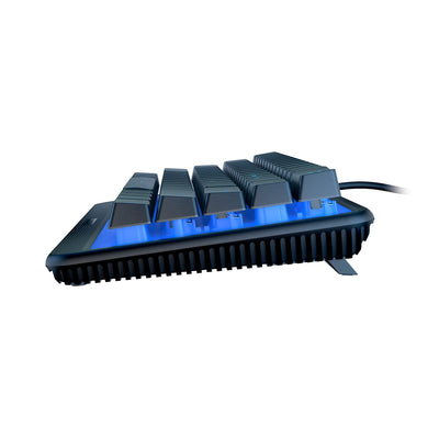 Roccat Magma Mini – 60% RGB-Gaming-Tastatur mit 5 programmierbaren Beleuchtungszonen, Membran-Tastenschalter, programmierbare Funktionsebenen, Anti-Ghosting, & Auslaufsicherheit, Schwarz