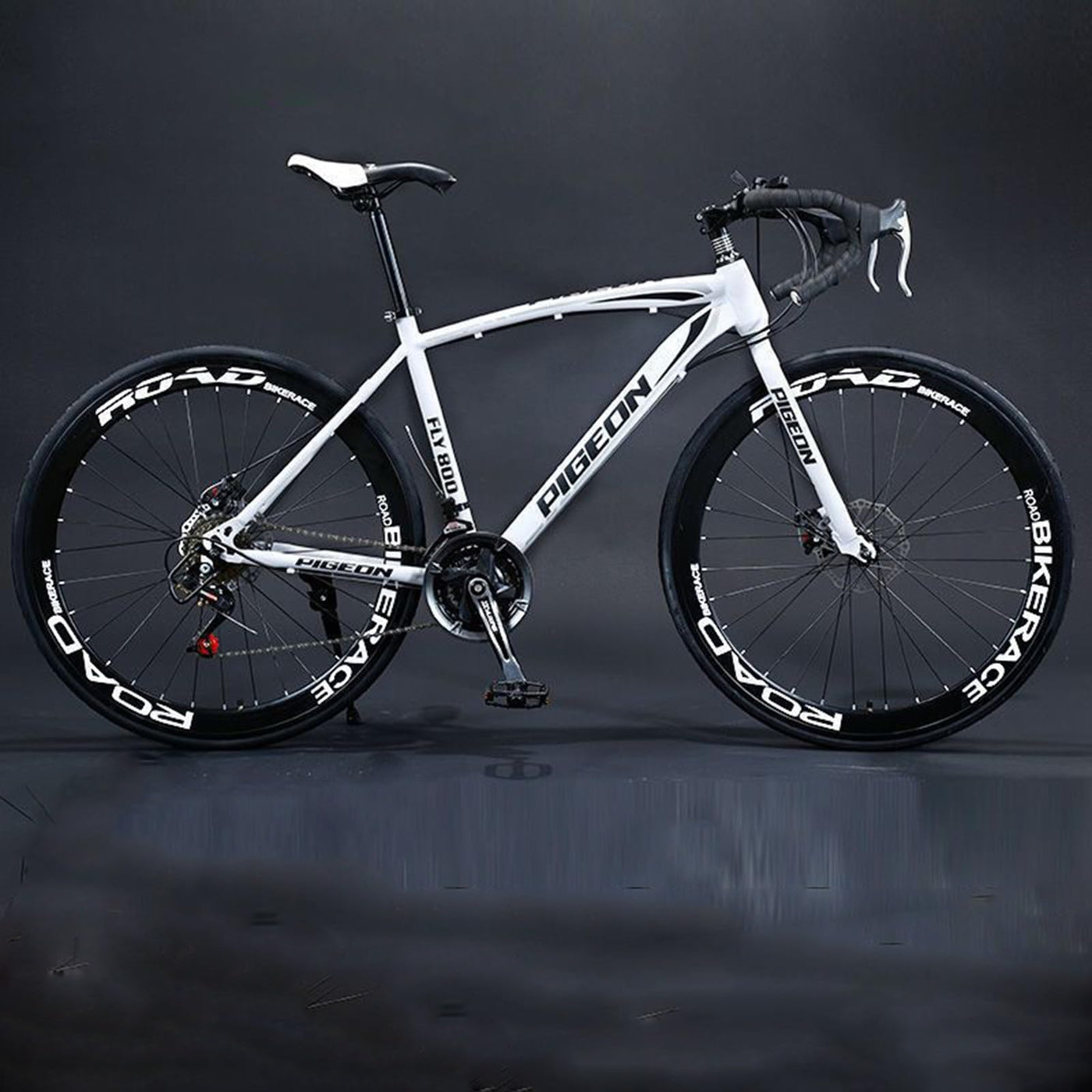 Wmmner Mountainbike 26 Zoll 27 Gänge Scheibenbremsen Carbonstahl Fahrrad Gebogener Lenker Unisex/a/30-Gang