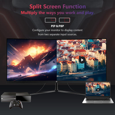 Z-Edge 30 Zoll Ultrawide Curved Gaming Monitor 200Hz(DP) 165Hz(HDMI) 1ms MPRT, 2560x1080 VA Panel, 21:9 R1500 Curved Bildschirm, 300cd/m² Helligkeit, FreeSync, HDMI & DisplayPort, Schwarz