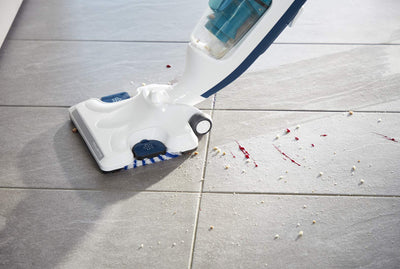 Rowenta RY7757WH Clean & Steam Revolution Bodendampfreiniger, Kunststoff, weiß