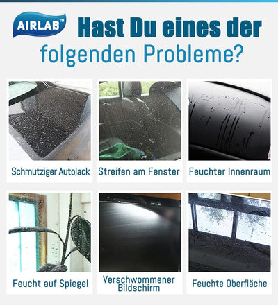 Airlab 8X Mikrofasertücher Putztücher, Nano Streifenfrei Fenstertuch Geschirrtücher, Fishscale Reinigungstücher für Auto, Fenster, Brille, Küche, Glas, Spiegel, Wasserhahn und Bad, 40x30 cm