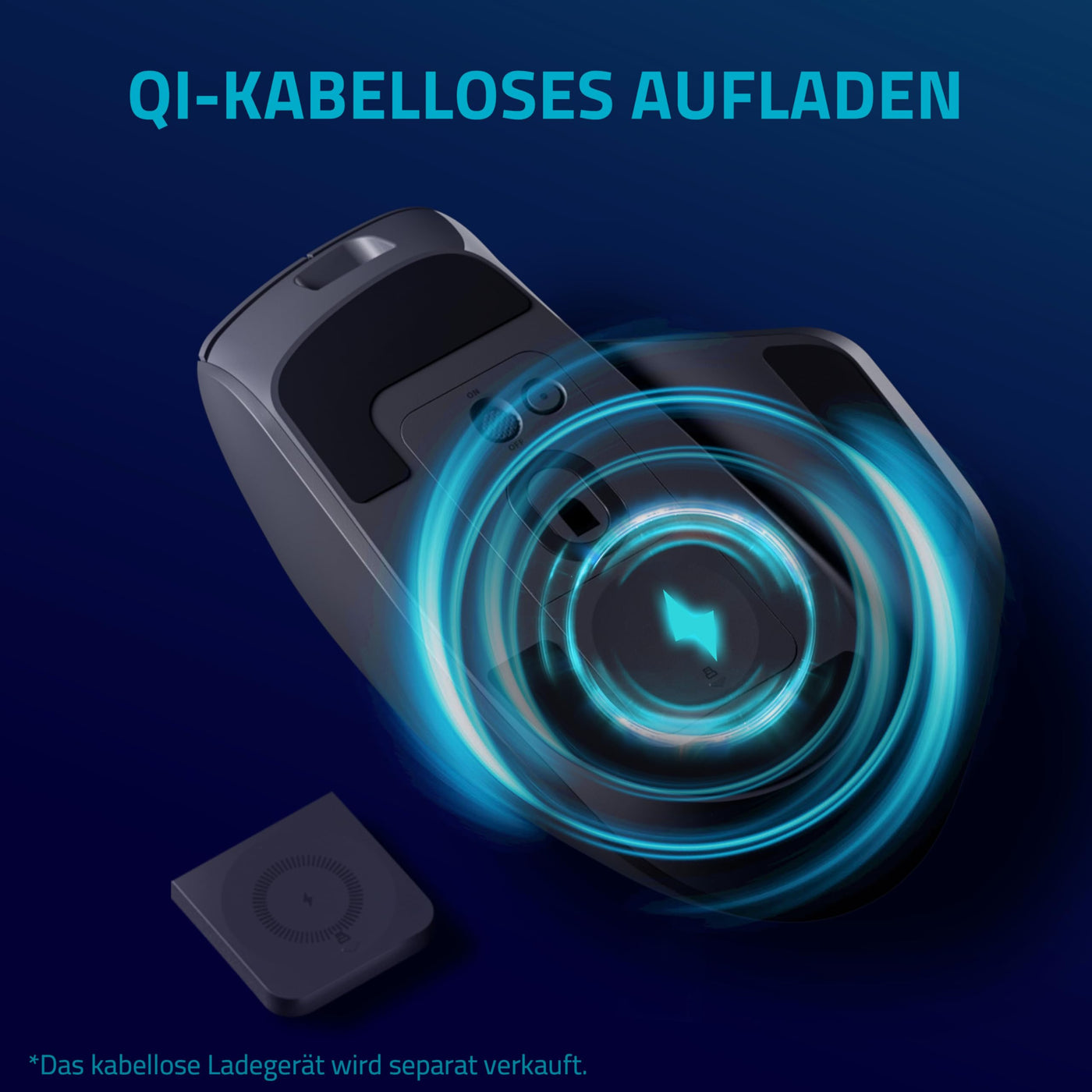 Rapoo VT0PRO kabellose 2,4 GHz High-Performance Gaming-Maus mit 26000 DPI optischem Sensor, 50 G Beschleunigung, 650 IPS, bis zu 160h Akkulaufzeit, PC/Mac - Schwarz