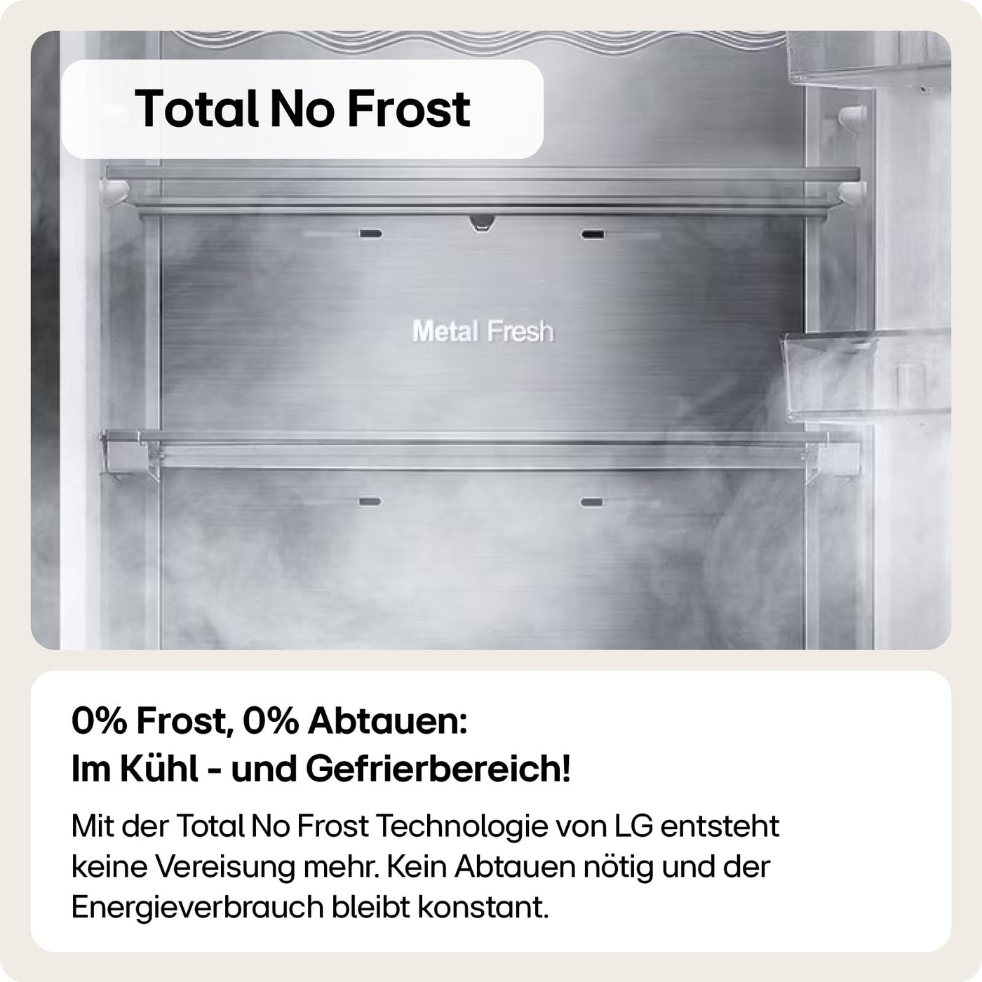 LG GBP62DSNCN1, Klasse C, 384 L, Kühl-/ Gefrierkombination, Frische Features, Kühlschrank mit Gefrierfach und Innendisplay, DoorCooling+, LINEARCooling, 59,5 x 203 x 67,5 cm ꟷ Dark Graphite