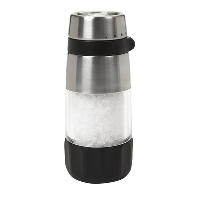 OXO Good Grips Elegante Salzmühle aus Edelstahl, Silber
