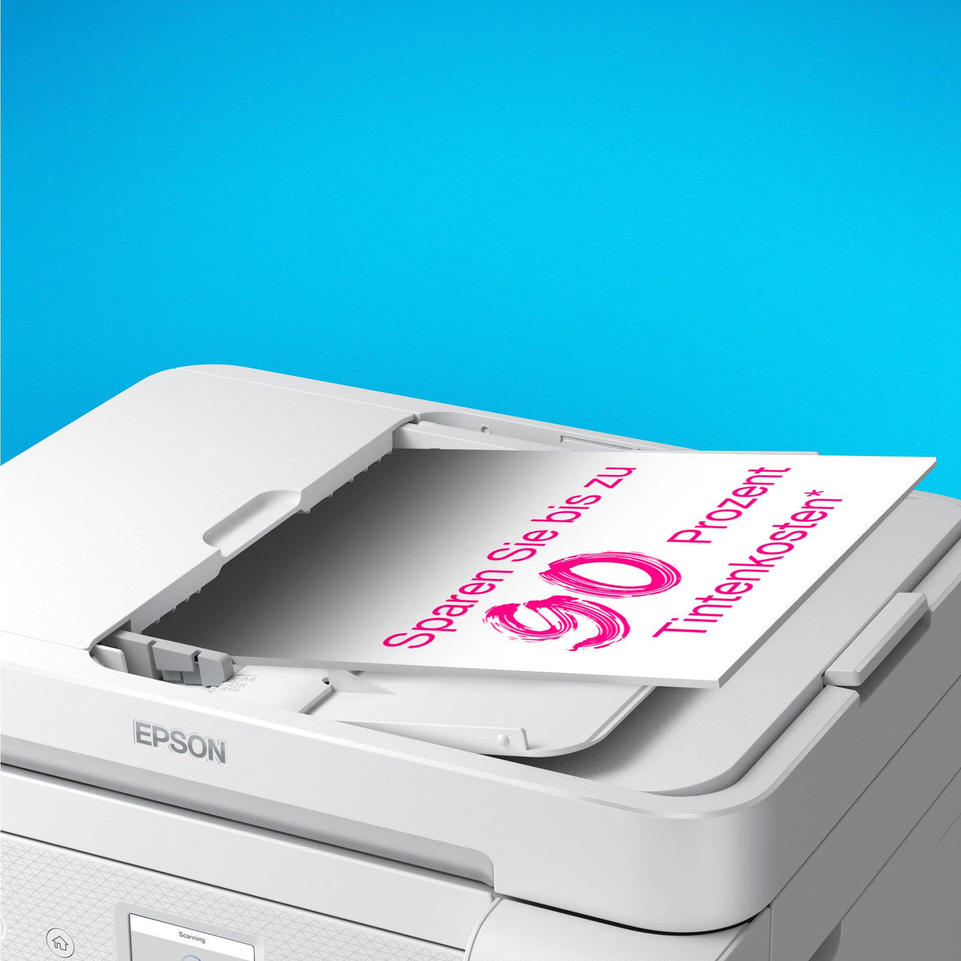 EcoTank ET-4856 A4-Multifunktions-Wi-Fi-Tintentankdrucker, mit einem im Lieferumfang enthaltenen Vorrat an Tinten bis zu 3 Jahren