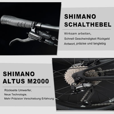 KABON Klapprad 20 Zoll Carbon, 9 Geschwindigkeit Faltrad mit Carbon Rahmen Ultraleichtes Mini Stadtfahrrad Faltrad Klapprad Herren Damen (Neu Schwarz)