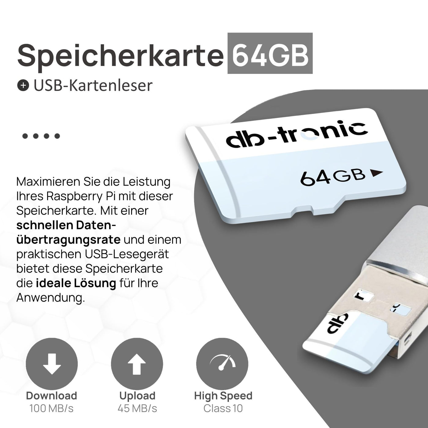 Raspberry Pi 5 8GB PCIe M.2 NVMe - Set | Metallgehäuse | Active Cooler | M.2 NVMe SSD PCIe Board | Offizielles USB-C 27W Netzteil | 64GB SD Karte | 4K Micro HDMI