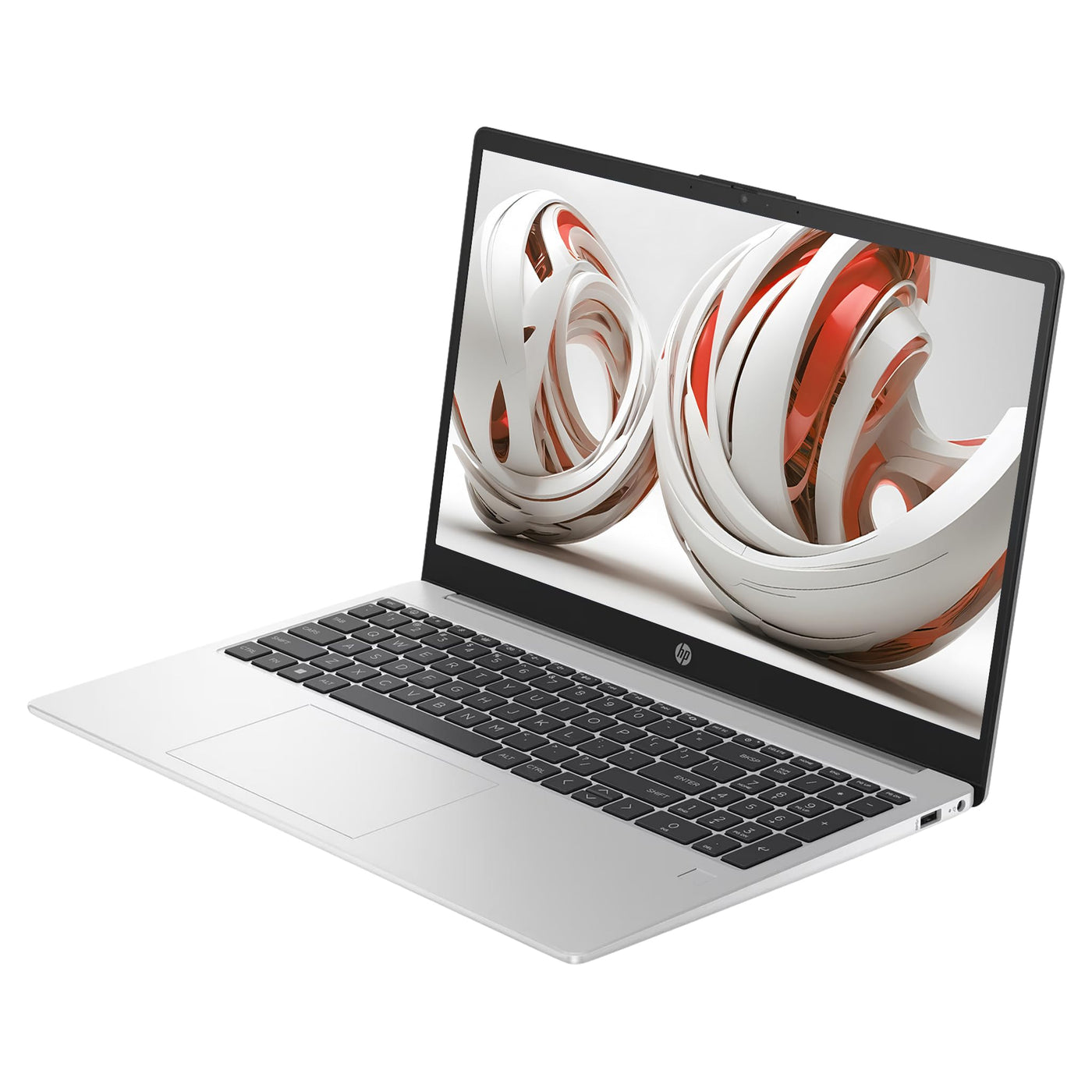 HP 255 G10 Business Laptop, AMD Ryzen 5 7530U, 64 GB DDR4 RAM, 1 TB PCIe SSD, 15.6" IPS FHD Display, AMD Radeon Graphics, QWERTZ Tastatur, Windows 11 Pro, Silber