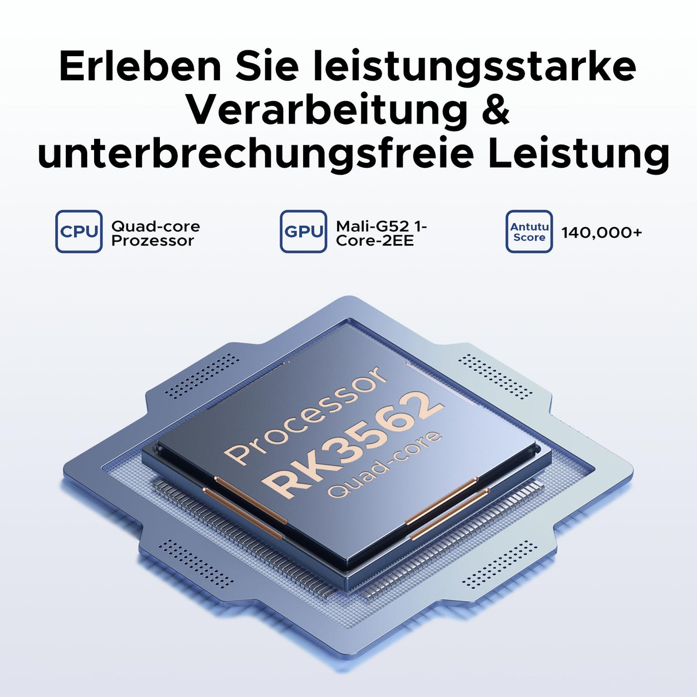 DOOGEE U10 Android 15 Tablet 10 Zoll, 16GB RAM+128GB ROM(2TB TF) Tablet mit Tastatur, WiFi 6 Gaming Tablets Widevine L1, 8MP+5MP, 5060mAh, Kinder Tablets mit Stift, Tastatur, Maus, Hülle, Schutzfolie