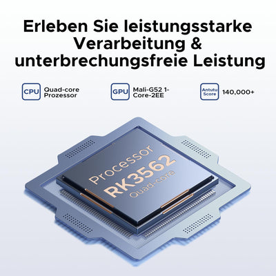 DOOGEE U10 Android 15 Tablet 10 Zoll, 16GB RAM+128GB ROM(2TB TF) Tablet mit Tastatur, WiFi 6 Gaming Tablets Widevine L1, 8MP+5MP, 5060mAh, Kinder Tablets mit Stift, Tastatur, Maus, Hülle, Schutzfolie