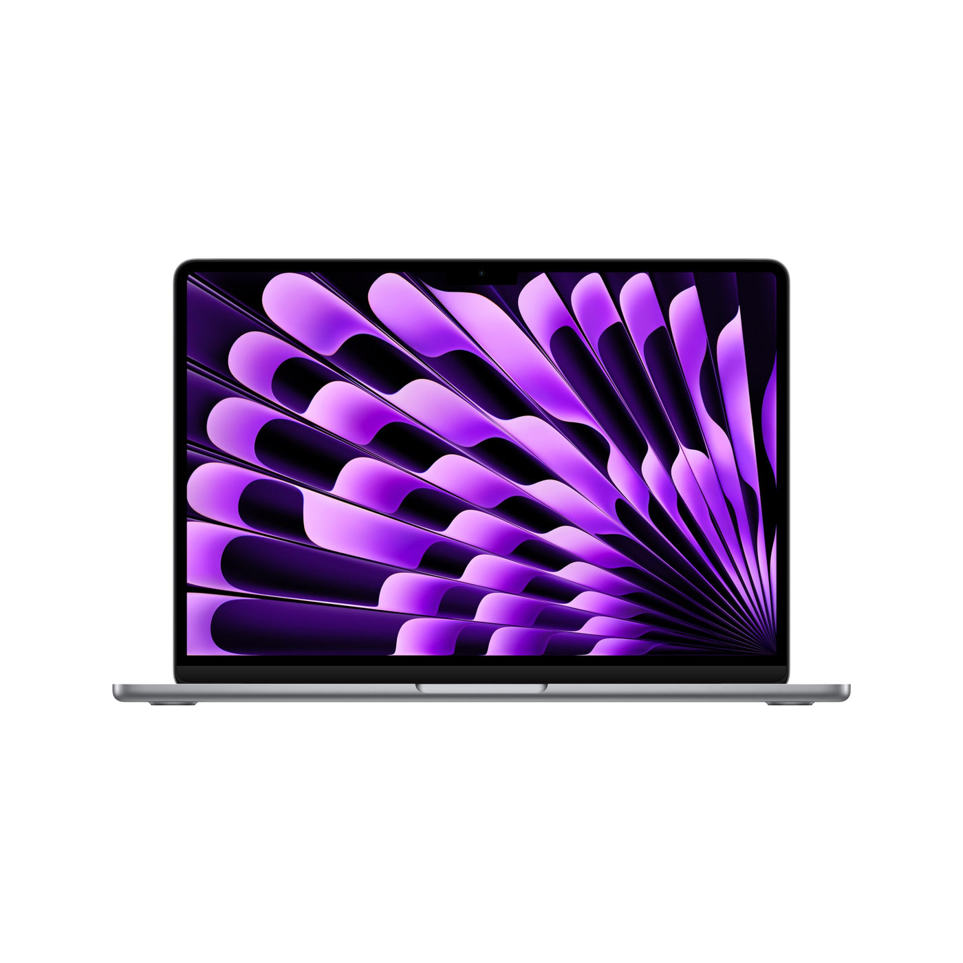 Apple 2024 13" MacBook Air Laptop mit M3 Chip: 13,6" Liquid Retina Display, 8 GB gemeinsamer Arbeitsspeicher, 256 GB SSD Speicher, beleuchtete Tastatur, 1080p FaceTime HD Kamera, Touch ID, Space Grau