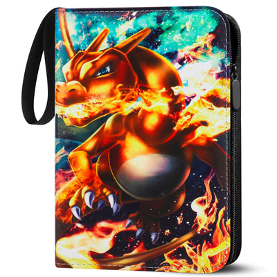 LYAILOOGXL Sammelalbum für Pokemon 900 Karten Groß, Album Heft für Pokemon Karten zum sammeln und tauschen,Sammelkarten Album mit 50pcs Abnehmbaren Hüllen 9 Taschen,Tragbarer Wasserdichter