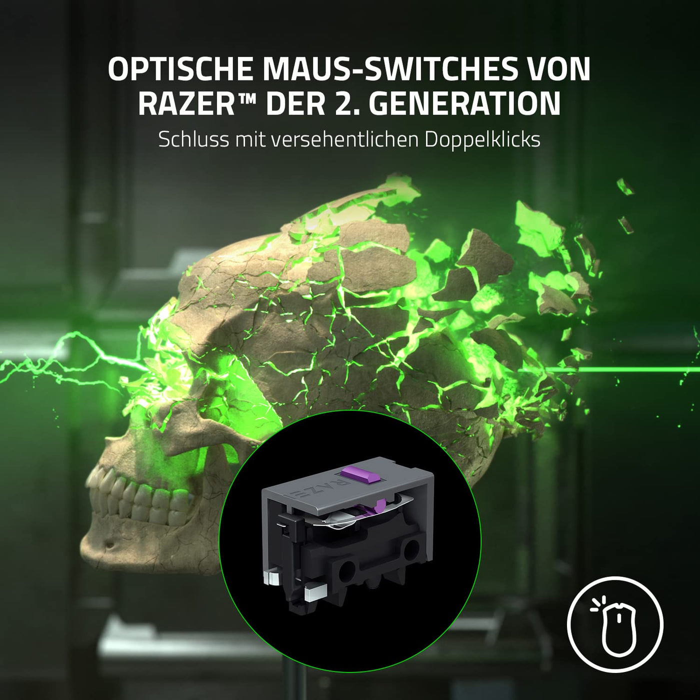 Razer DeathAdder V2 Pro - Kabellose Gaming-Maus mit klassenbester Ergonomie mit 20K DPI Focus+ Sensor (Optische Maus-Switches, 70 Stunden Akku-Laufzeit, 3 Verbindungsmodi) Schwarz