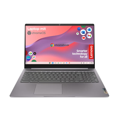 Lenovo Chromebook IdeaPad 3i | 15,6" Full HD Touch Display | Intel Celeron N4500 | 8GB RAM | 128GB SSD | Intel UHD Grafik | Chrome OS | QWERTZ | grau | 3 Monate Premium Care