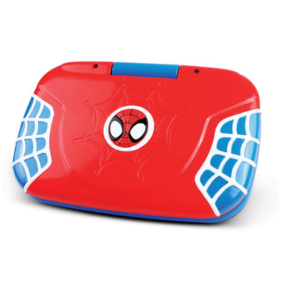 VTech Spidey und seine Super-Freunde - Lernlaptop – Lerncomputer mit QWERTZ-Tastatur und Inhalten zu Buchstaben, Buchstabenlauten, einfacher Addition und Subtraktion u. v. m. Für Kinder von 3-6 Jahren