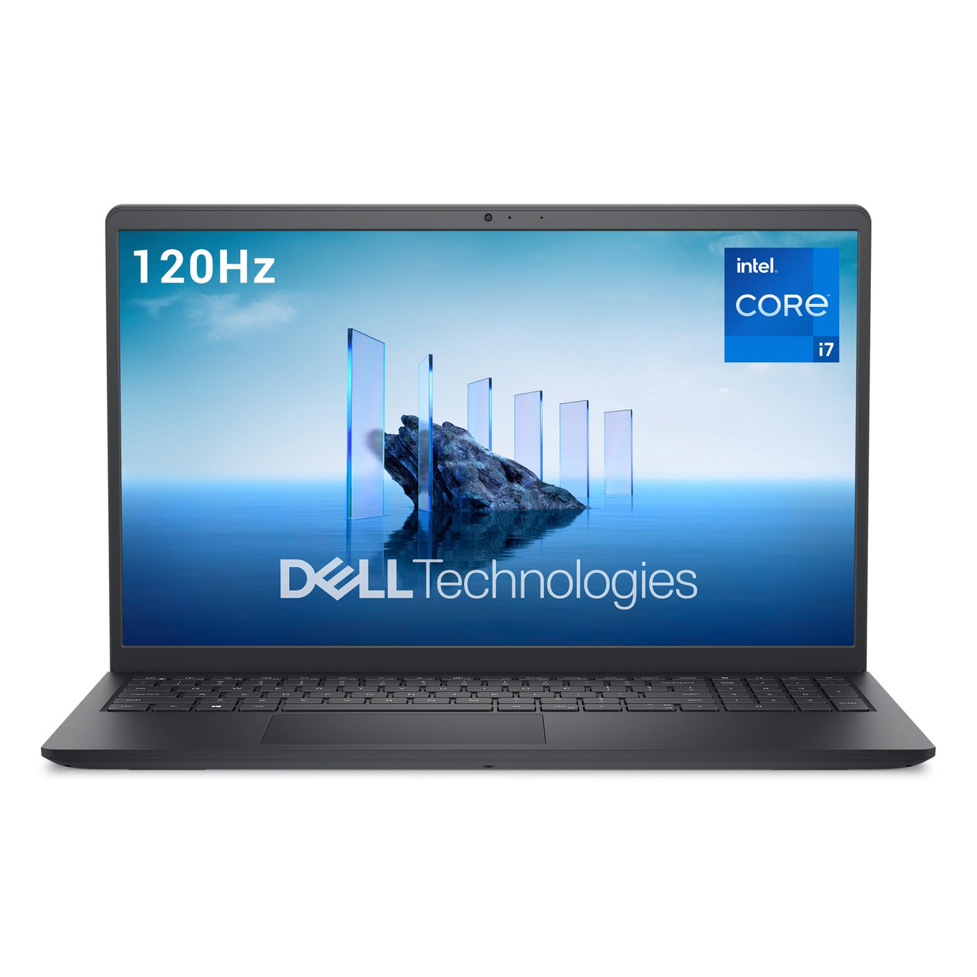 Dell 15 Laptop DC15250 15.6" FHD (1920 x 1080) 120Hz, Intel Core i7-1355U, Intel UHD Graphics, 16GB DDR4 RAM, 512GB SSD, Windows 11 Home, QWERTZ Backlit Keyboard - Black