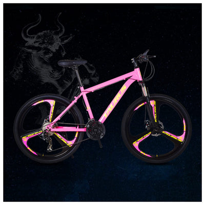 Mountainbikes, 26 Zoll Mountainbike 21 Gang für Männer, Frauen, Erwachsene, Hard Trail, Frontpension Scheibenbremsen, Rahmen aus Kohlenstoffstahl, 12 Konstellationen, Hardtail Mountainbike Taurus