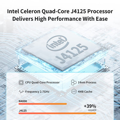 HEIGAOLAPC Mini PC da 10,1 pollici, Celeron 8 GB RAM 128 GB Rom(TF 512 GB) Computer, Mini PC Win 11 Pro Dual R232 HDMI, 8000mAH Batteria Bluetooth 5.2 WiFi 6.0 Type-C Tablet PC, GAOLA-F10