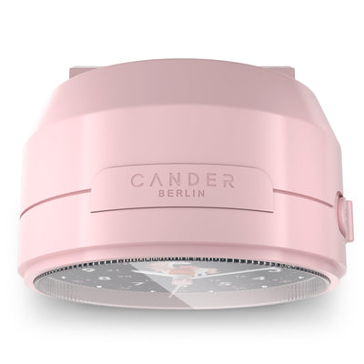 Cander Berlin MNU 1209 M Kinderwecker lautlos Einhorn Licht Snooze Beleuchtung analog Jungen Mädchen Kinderzimmer Wecker Kinder