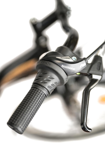 24 Zoll Grace Kinderfahrrad Shimano 21-Gang mit Beleuchtung Schwarz