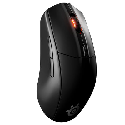 SteelSeries Rival 3 Wireless - Wireless Gaming-Maus - Über 400 Stunden Akkulaufzeit - Dual Wireless 2.4 GHz und Bluetooth 5.0 - 60 Millionen Klicks, Schwarz