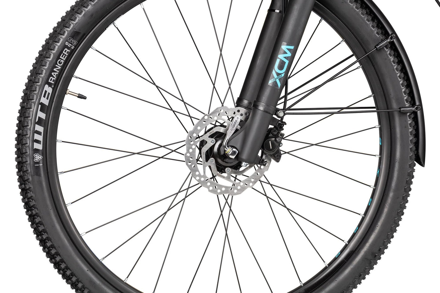 Axess Sandee DX ATB Mountainbike | MTB-Hardtail | 16-Gang Schaltung | hydraulische Scheibenbremsen | Straßenausstattung, Farbe:matt Black, Rahmengröße:16 Zoll