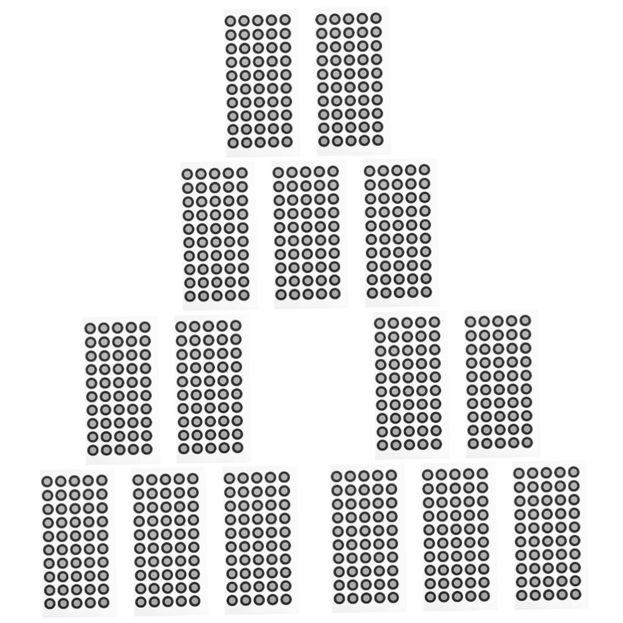 CAXUSD 15 Blatt Scanner Reflektorfolie Logo Aufkleber 3D Scanner Zubehör 3D Scanner Marker Markierungspunkt Für 3D Scanner Referenzmarkierungspunkt Scanner Markierungspunkte Für