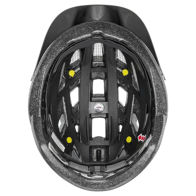 uvex City i-vo MIPS - Leichter City-Helm für Damen und Herren - MIPS-Sysytem - stufenlose Anpassung des Gurtbandes - Black matt - 52-57 cm