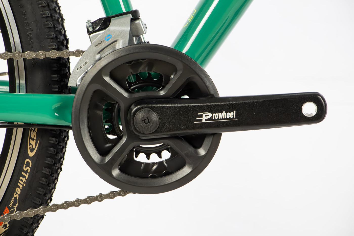 HEAD Unisex Jugend Ridott 1.0 26 Kinder-Mountainbike, grün/gelb, 36