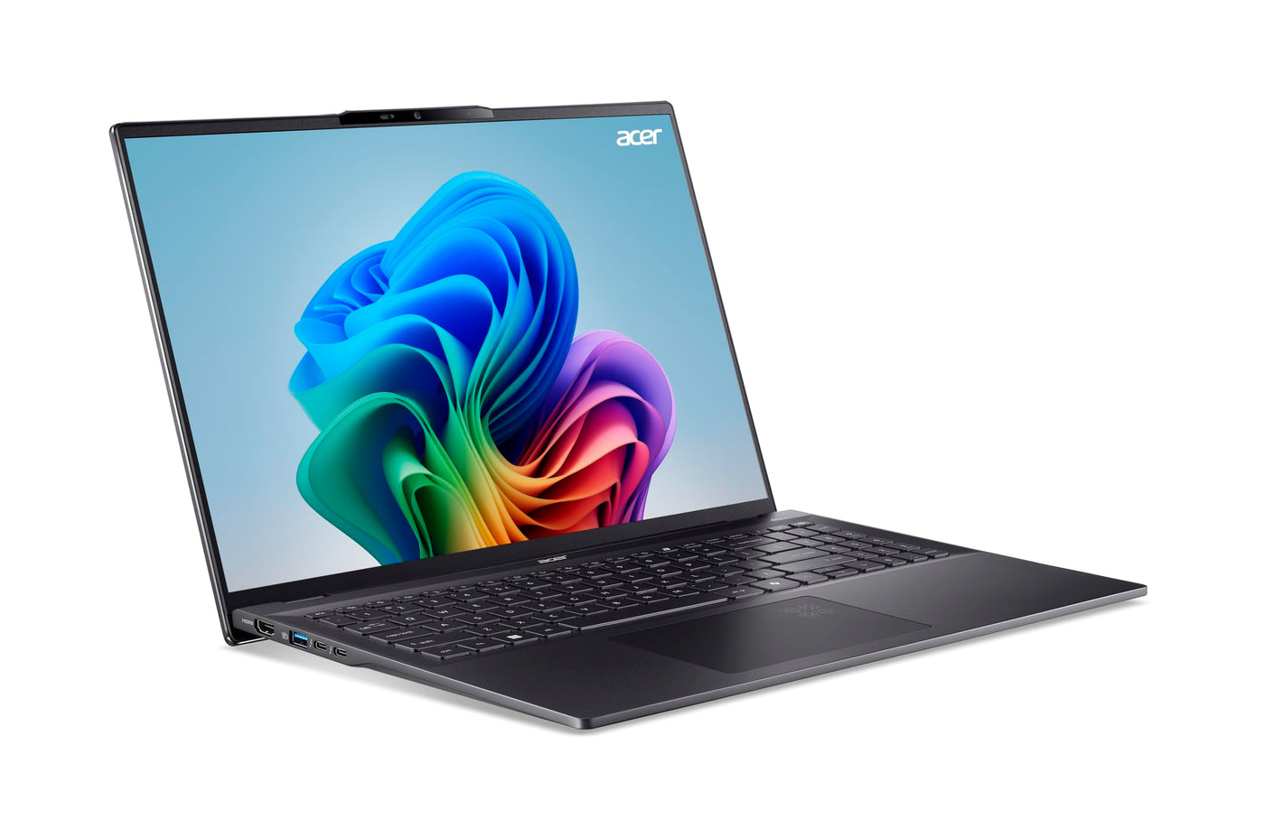 Acer Swift 16 AI OLED (SF16-51T-98SE) KI Laptop, Copilot+ PC, 16" WQ2.8K OLED 120Hz Touch-Display, Intel Core Ultra 9 288V, 32GB RAM, 2TB SSD, Intel Arc Grafik 140V, Windows 11, QWERTZ Layout