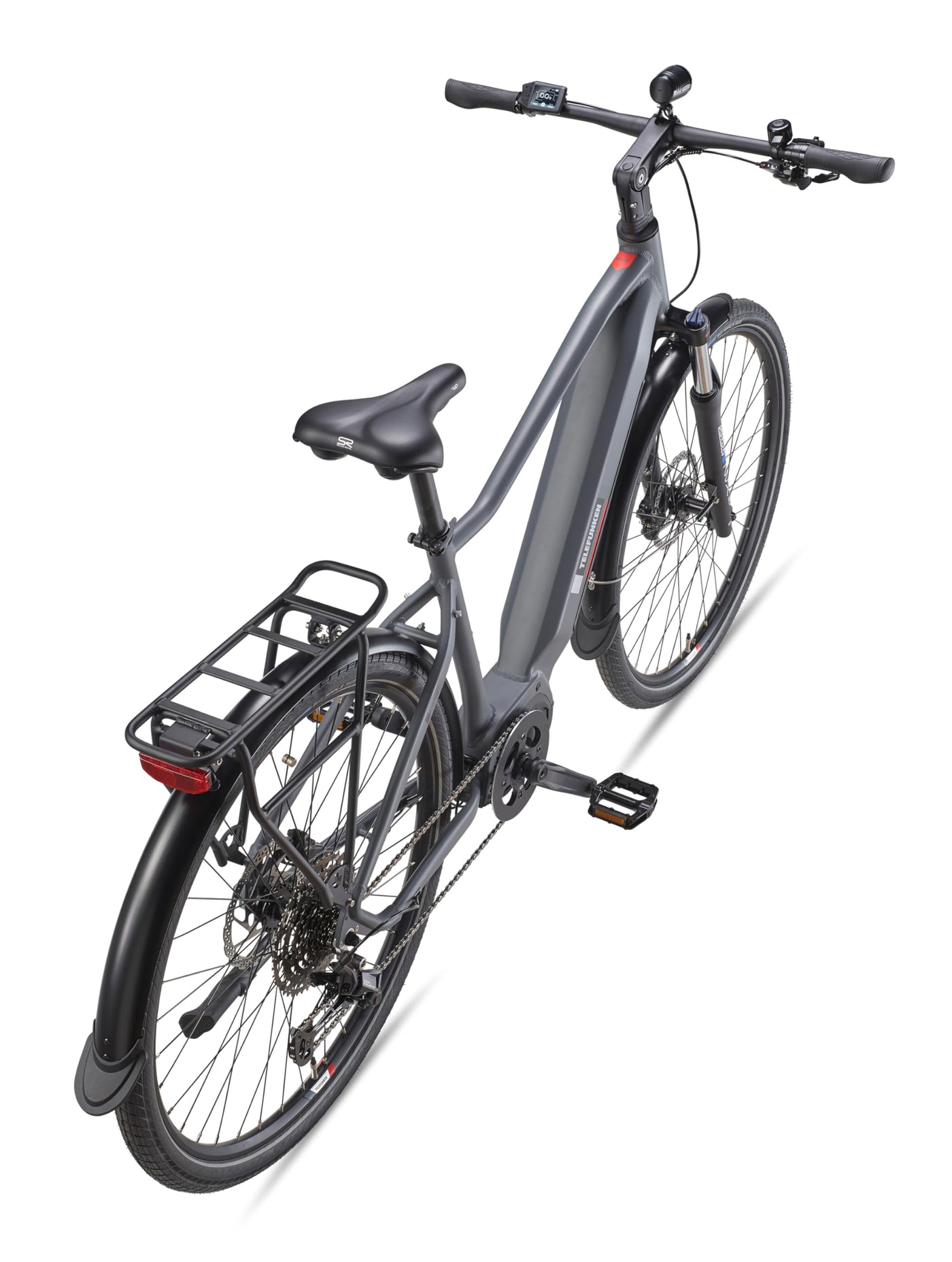 TELEFUNKEN E-Bike Herren 29 Zoll, Elektrofahrrad Mittelmotor, 10-Gang Kettenschaltung, Hydr. Scheibenbremsen - Pedelec SUV-Bike, SUV700