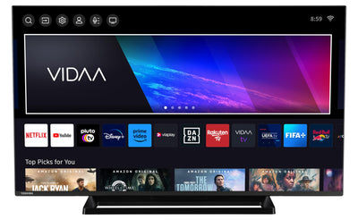 Toshiba 43LV3E63DAZ 43 Zoll Fernseher/VIDAA Smart TV (Full HD, HDR, Triple-Tuner, Bluetooth, Dolby Audio)