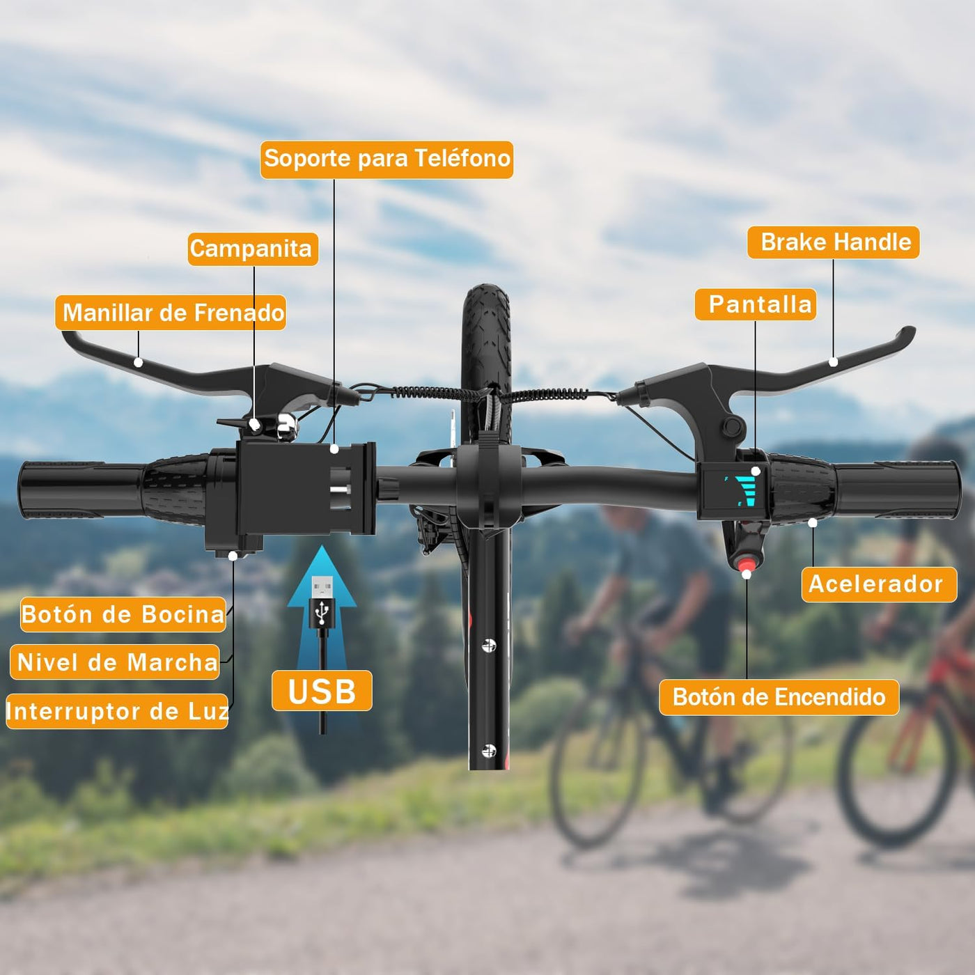 DEEPOWER Klappbares Elektrofahrrad, Elektrofahrrad, 48V 10Ah herausnehmbarer Akku, 250W Motor, Doppelscheibenbremsen, Citybike für Erwachsene (10Ah)