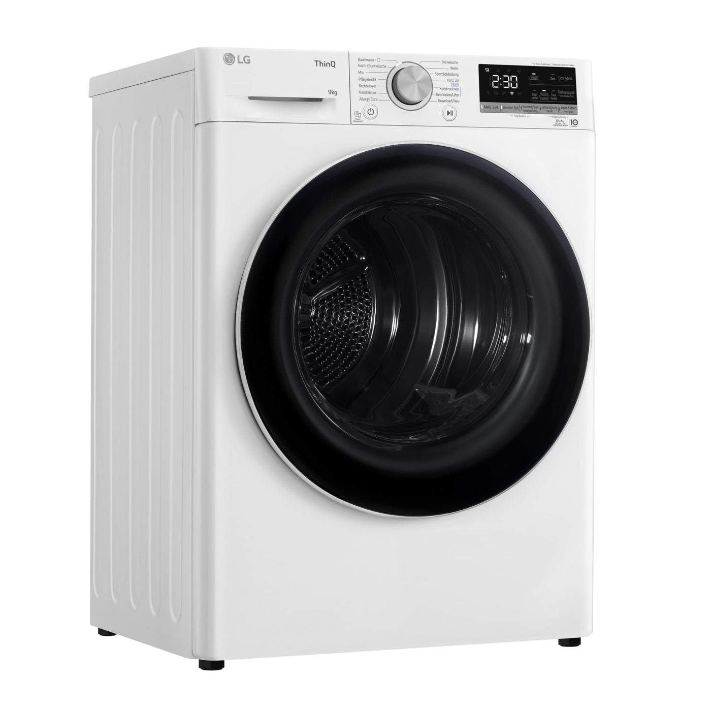 LG V9R09TC Wärmepumpen-Trockner 9 kg Kapazität, Sensor Dry, Allergy Care, Smart Diagnosis, Weiß