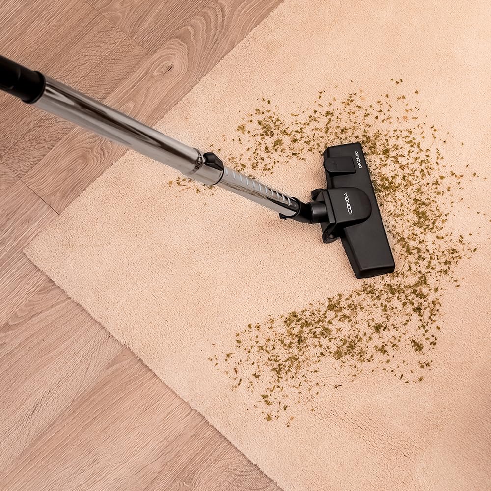 Cecotec Staubsauger mit 2-Liter-Beutel Conga Powerbag 2000. 800 W, Hocheffiziente Filtration, Metall-Teleskoprohr, Inklusive Zubehör für Möbel und Ecken