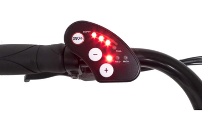 Denver Discovery E4000 E-Bike, City Bike mit 26 Zoll Rädern, Shimano 6-Gang-Schaltung für Damen, Schwarz