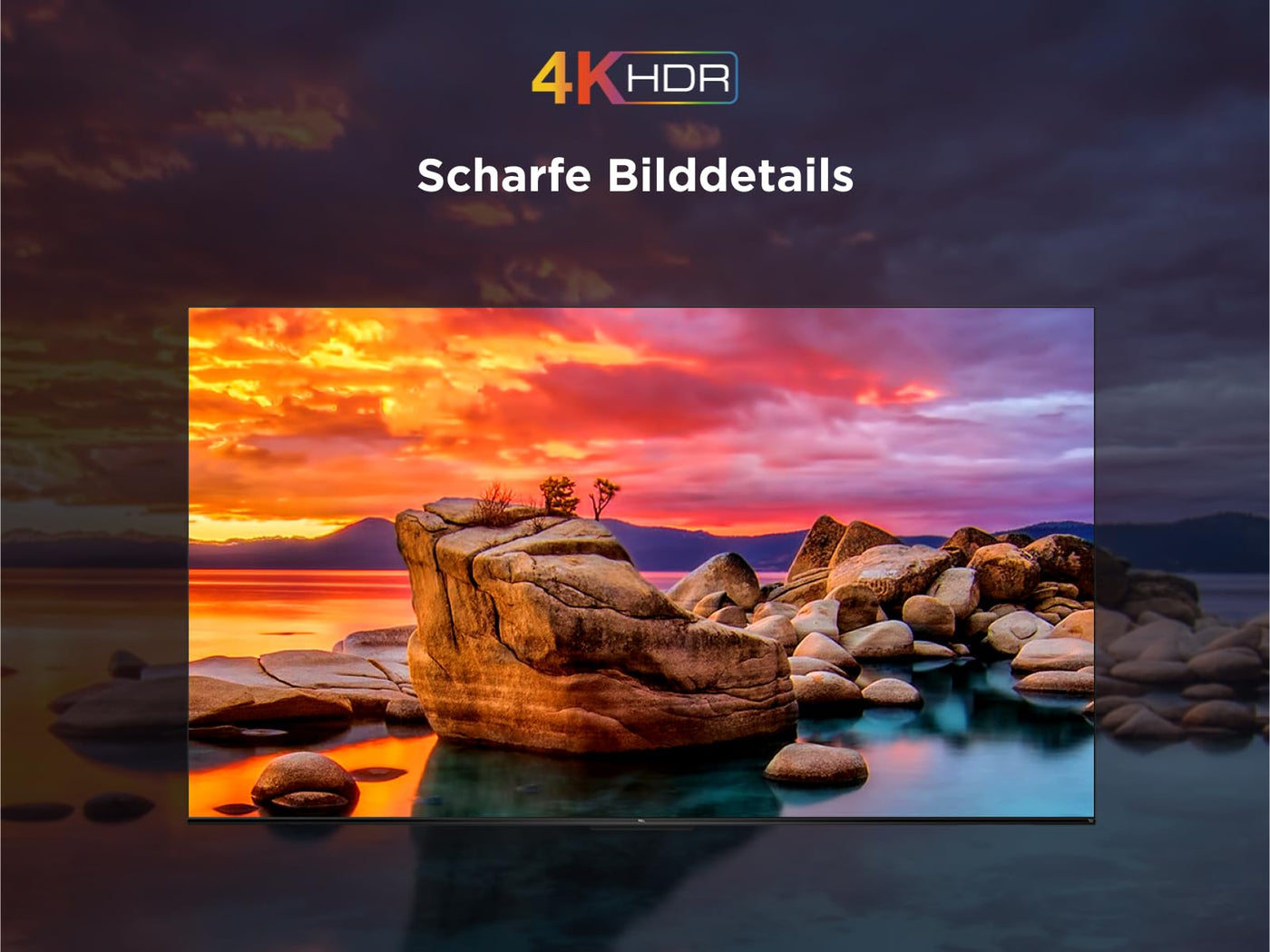 TCL 55PF650A 55-Zoll 4K Ultra HD, HDR TV, Smart LED Fire TV (Dolby Vision, Dolby Atmos, DTS, HDR 10, Alexa integriert, Airplay2, Miracast)