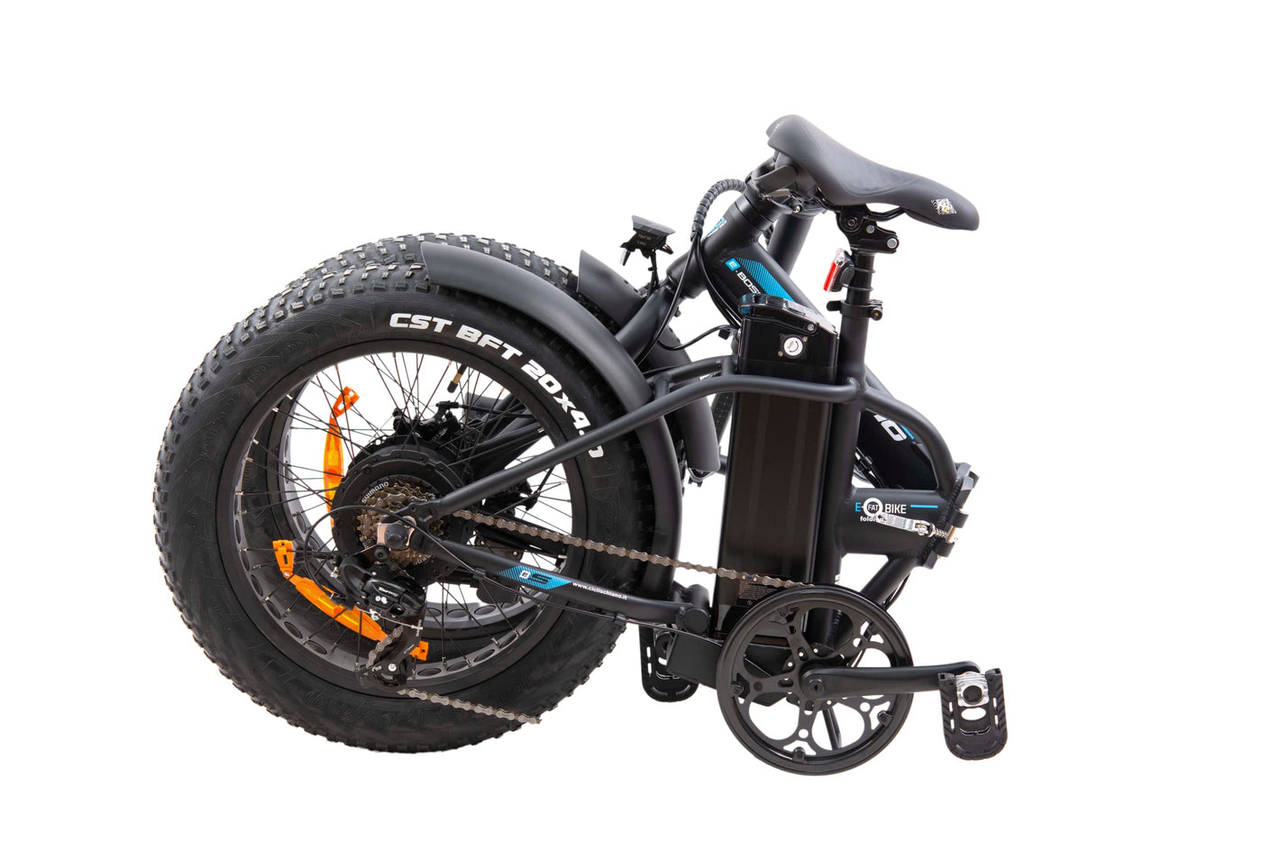 F.lli Schiano E-Boss, E Bike Klappbar 20 Zoll, 36V 10.4Ah Abnehmbarer Akku, Motor 250W 40Nm, Klapprad Ebike für Herren/Damen, Schwarz