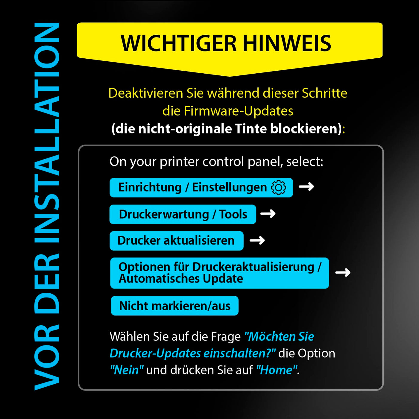 Smart Ink Kompatible Druckerpatronen als Ersatz für HP 953XL 953 XL 4 Multipack (Schwarz XL & Blau Rot Gelb) mit Advanced Chip Technology für Officejet Pro 7720 7730 7740 8210 8218 8710 8715 8718 8720