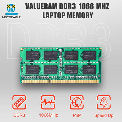 Motoeagle 8GB (2x4GB) PC3 8500S DDR3 1067 1066MHz SODIMM RAM für Laptop,Apple MacBook Pro, iMac, Mac Mini (Late 2008, Early/Mid/Late 2009, Mid 2010) Arbeitsspeicher Upgrade Kit