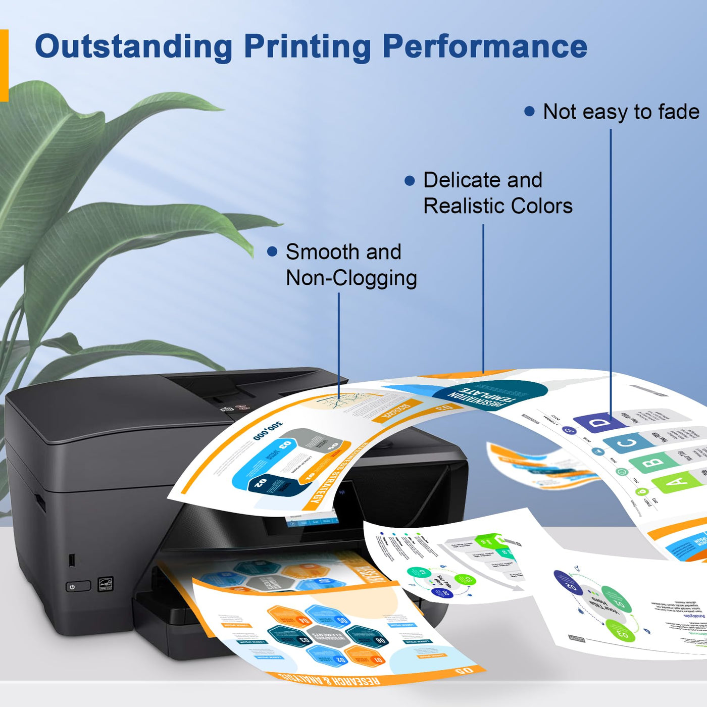 Palmtree 903XL Multipack Kompatibel für HP 903 XL HP 903 Druckerpatronen für HP Officejet 6950 Druckerpatronen für HP Officejet Pro 6970 Patronen 6960 All-In-One-Drucker (‎‎‎‎‎‎‎4er-Pack)