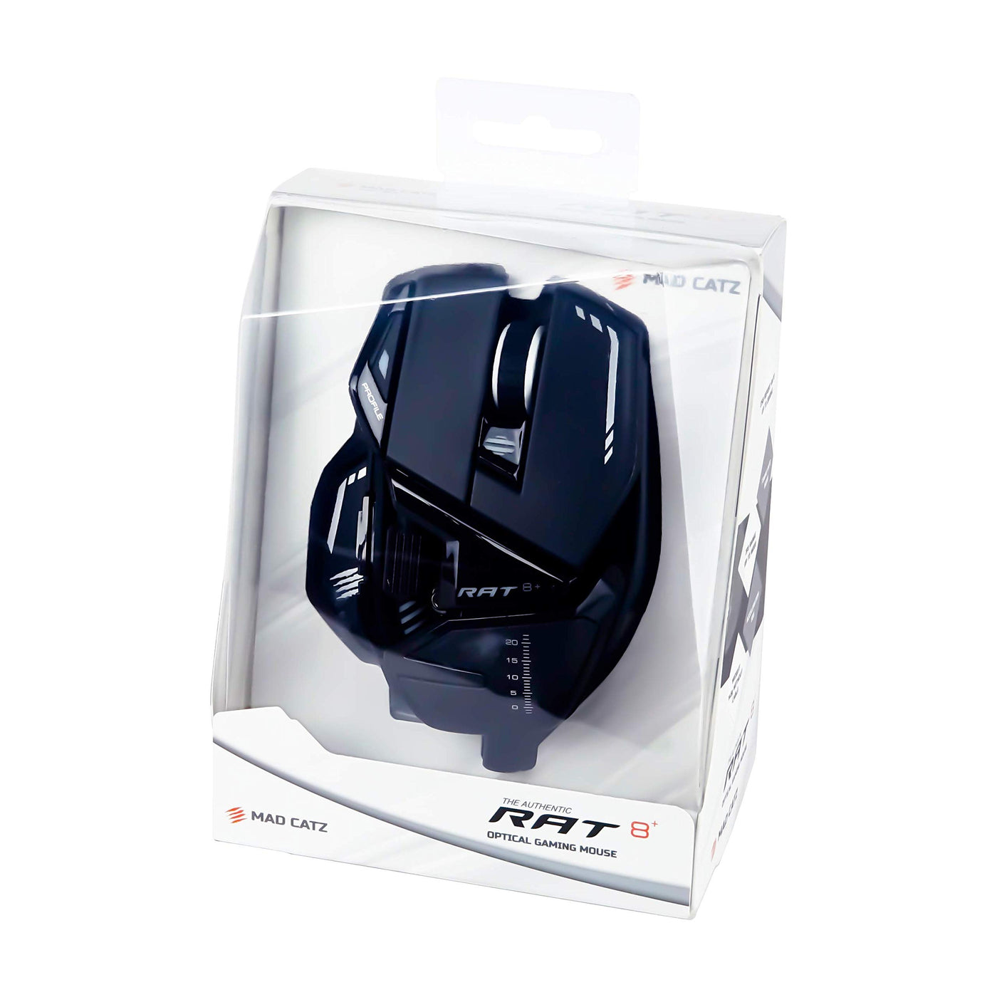 MadCatz R.A.T. 8+ Optical Gaming Mouse, Black