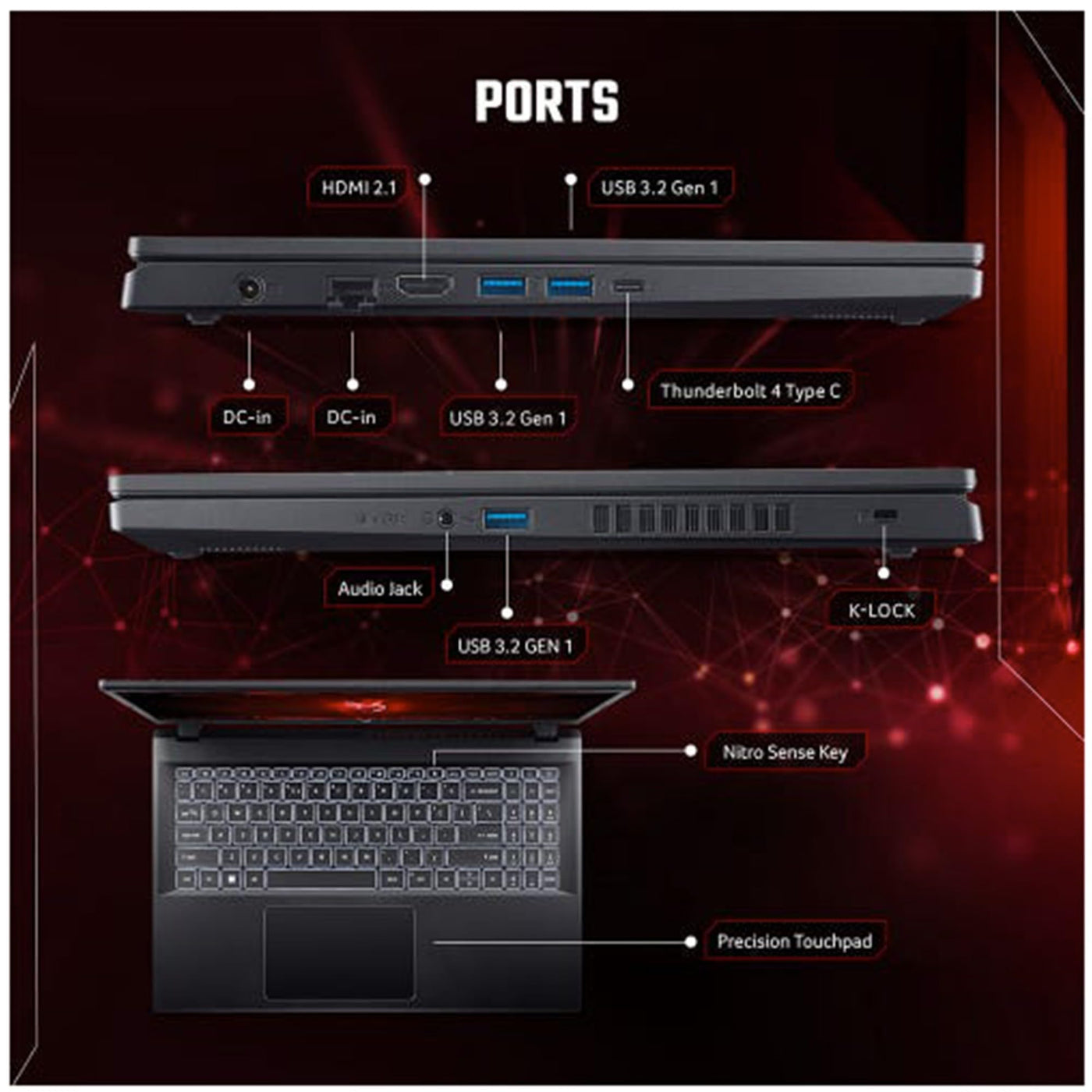 SIMPLETEK Gaming Notebook 15,6 Zoll 144Hz mit i7 13th Gen | 16GB RAM D ...