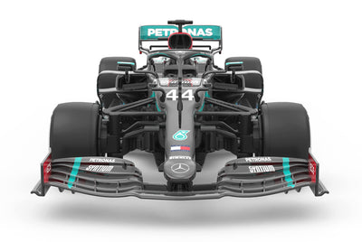 JAMARA Mercedes-AMG F1 W11 EQ Performance 1:18-2,4GHz für Mehrspielerbetrieb, offiziell lizenziert, originalgetreue Lackierung, Inklusive Dekorbogen