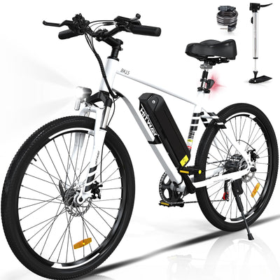 HITWAY E-Bikes, 26 Zoll E Bike Herren Damen mit Abnehmbarer 36V 12Ah Akku, 250W Motor MTB, E-Mountainbike mit 7 Gang, Elektrofahrrad Reichweite bis zu 35-90KM