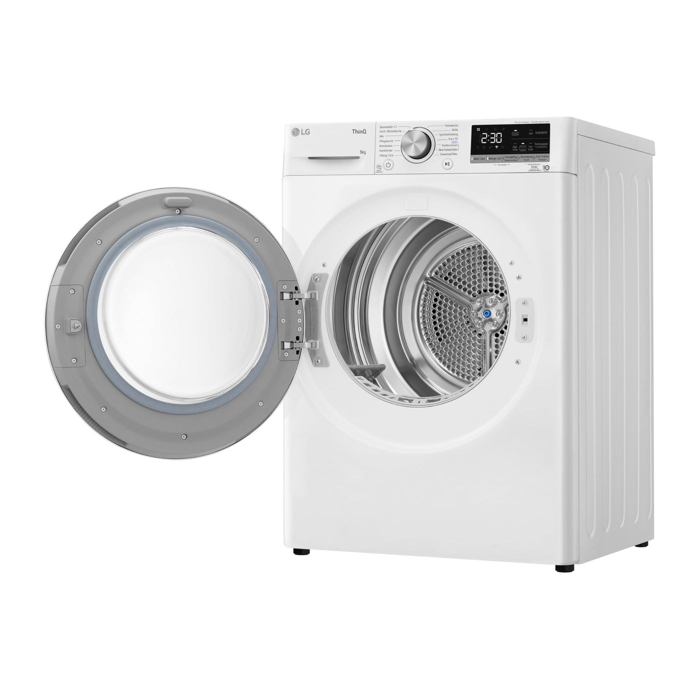 LG V9R09TC Wärmepumpen-Trockner 9 kg Kapazität, Sensor Dry, Allergy Care, Smart Diagnosis, Weiß