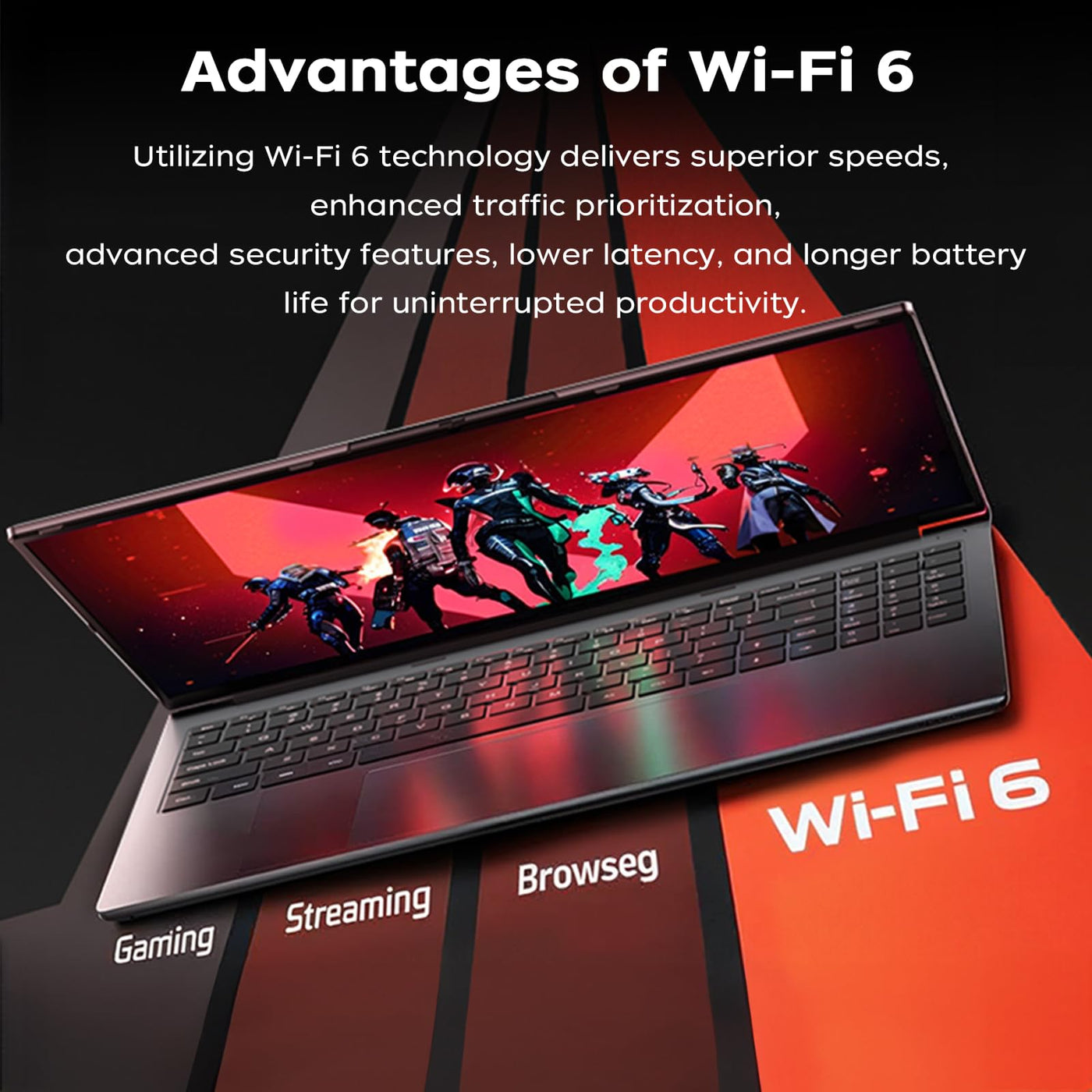 ACEMAGIC Gaming Laptop,Ryzen 7 7735HS,Bis zu 4,8GHz,16GB Ram DDR5 4800MHz 512GB SSD,16 Zoll FHD Display Laptop,Gaming Notebook mit beleuchteter Tastatur,WiFi-6,Metal Housing