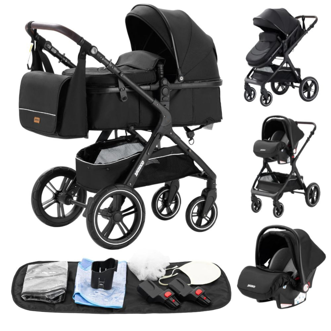 YAZOCO kinderwagen 3 in 1 Buggy Babybett Komplett Set Einem Klick Zusa – Testberichte aus Berlin