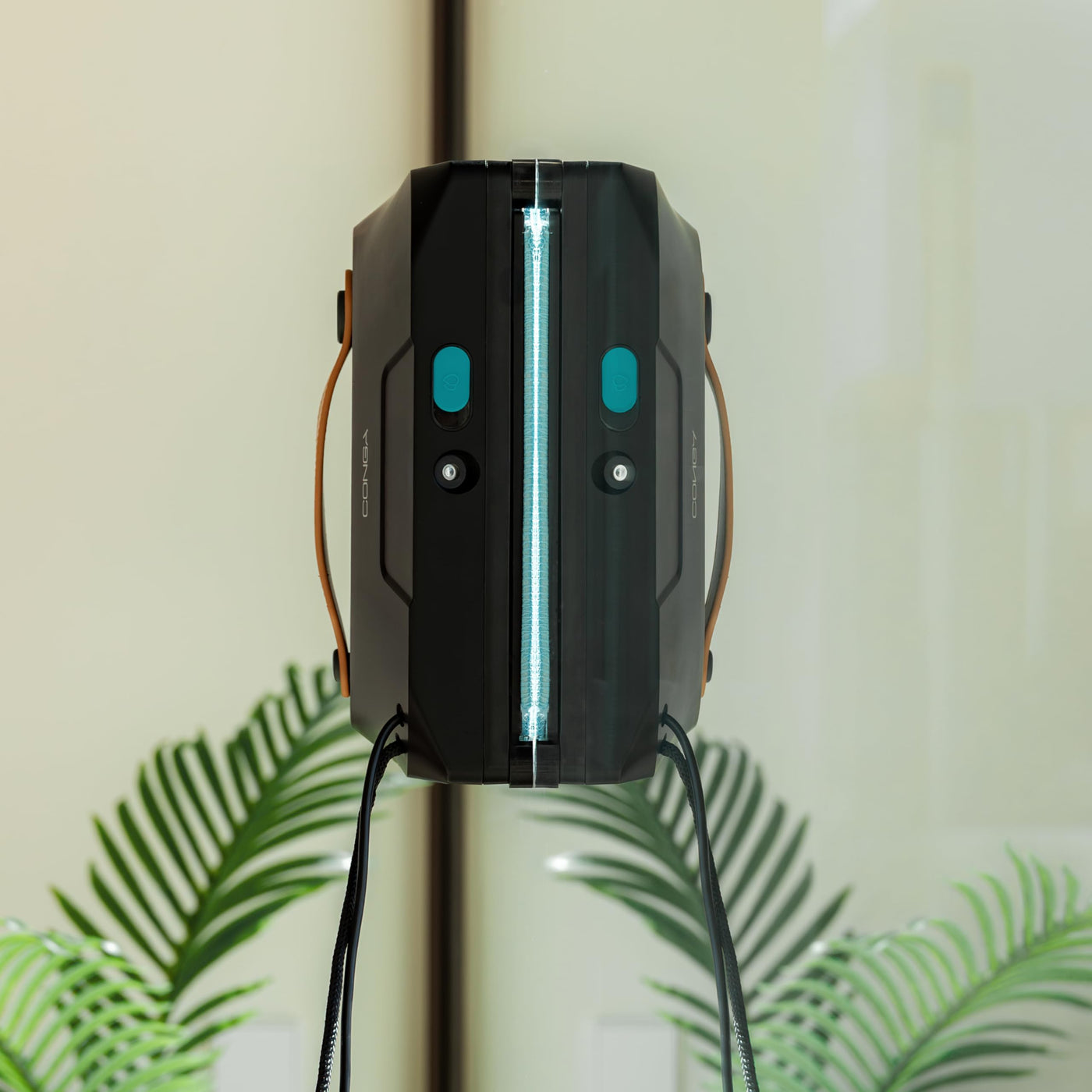 Cecotec Robot Fensterreiniger Conga Windroid 1390 Double Spray Connected 3in1; Sprüht, reinigt und trocknet, Doppelspray, APP, Fernbedienung, 8Modi, Aktionsradius 7,5m, Sicherheitskordel, Reinigungsse